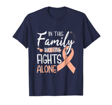 Load image into Gallery viewer, In this family no one fights alone Uterine Cancer tshirt-271577