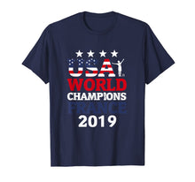 Load image into Gallery viewer, USA Women Soccer World Champions 2019 4 Stars Gift T-Shirt 132502