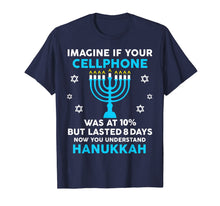 Load image into Gallery viewer, Funny Hanukkah Gifts Cellphone Chanukkah T-Shirt-151045