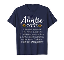 Load image into Gallery viewer, Funny Family Matching Gifts For Aunt The Auntie Code T-Shirt-3161373