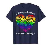 Load image into Gallery viewer, Funny 100th Day Of School Shirt Teacher Heart Valentine Day T-Shirt-2232335