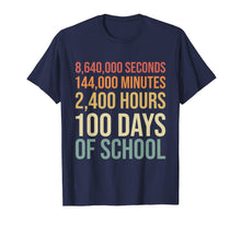 Load image into Gallery viewer, 100th Day Preschool Kids Teacher Retro 100 Days Of School T-Shirt-1138177