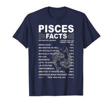 Load image into Gallery viewer, Funny Pisces Tee Pisces Facts Awesome Zodiac Sign T-Shirt490669