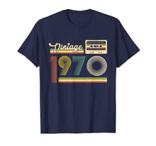 Load image into Gallery viewer, 50th Birthday Gifts Cassette Vintage 1970 50 Years Old T-Shirt-160783