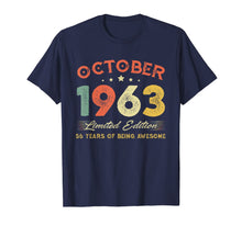 Load image into Gallery viewer, October 1963 56 Years Old Vintage 56th Birthday Gifts T-Shirt