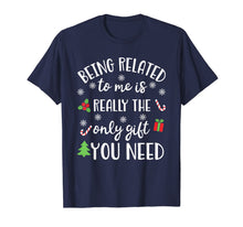 Load image into Gallery viewer, Family Christmas Xmas Pajamas Gift Being Related To Me T-Shirt-1868070