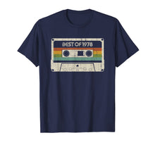 Load image into Gallery viewer, Vintage Best of 1978 41st Birthday Cassette T-Shirt-591726