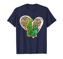 Load image into Gallery viewer, Leopard Heart Cactus Valentine's Day Gifts For Women TShirt652585
