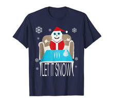 Load image into Gallery viewer, Cocaine Santa let it snow christmas sweater T-Shirt-177453