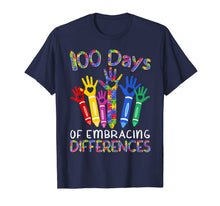 Load image into Gallery viewer, 100 Days Of Embracing Differences IEP 100th Day Of School T-Shirt-2025123