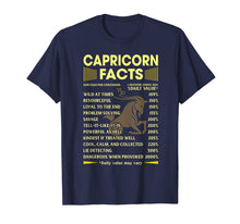 Load image into Gallery viewer, Capricorn Facts Zodiac Funny Capricorn Birthday Gift T-Shirt-2474782