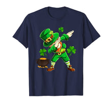 Load image into Gallery viewer, Funny Dabbing Leprechaun Saint Patrick's Day Shamrock Gifts TShirt291473