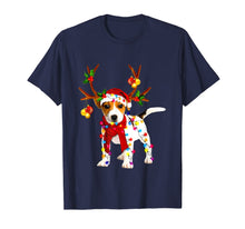 Load image into Gallery viewer, Funny shirts V-neck Tank top Hoodie sweatshirt usa uk au ca gifts for Santa jack russell gorgeous reindeer Light Christmas Lover T-Shirt 994991