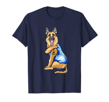 Load image into Gallery viewer, Women Gifts German Shepherd Dog Tattoo I Love Mom T-Shirt-302767
