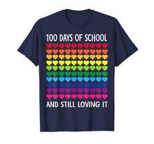Load image into Gallery viewer, Heart Love 100 Days Of School Shirt Teacher Boy Girl Gift T-Shirt-472547