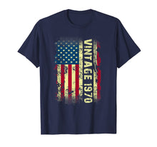 Load image into Gallery viewer, Vintage 1970 USA Flag 50th Birthday Gifts 50 Year Old Bday T-Shirt-342361