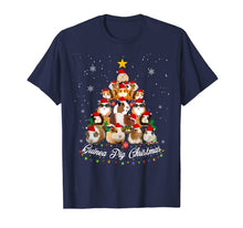 Load image into Gallery viewer, Tree Guinea Pig Christmas Tee Guinea Pig Christmas Pajamas T-Shirt