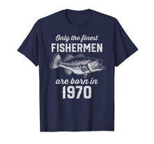 Load image into Gallery viewer, Gift for 50 Year Old: Fishing Fisherman 1970 50th Birthday T-Shirt-436139