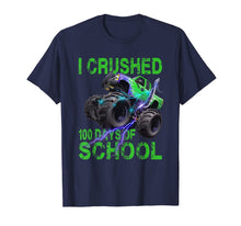 Load image into Gallery viewer, I Crushed 100 Days Of School Monster Truck Kids Boys T-Shirt-901002