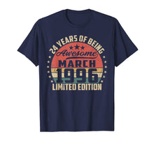 Load image into Gallery viewer, Vintage March 1996 24 Year Old Bday Gifts 24th Birthday TShirt955864