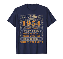 Load image into Gallery viewer, November 1954 Shirt 65 Years Old 65th Birthday Gift Him Her T-Shirt