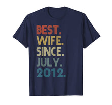 Load image into Gallery viewer, 7th Wedding Anniversary Gifts Best Wife Since July 2012 487077