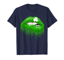 Load image into Gallery viewer, Green Lips Biting Sexy Irish Costume Shirt St Patricks Day TShirt97847