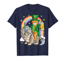 Load image into Gallery viewer, Cat Unicorn Leprechaun St Patricks Day Women Caticorn Beer TShirt262862