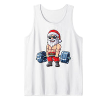 Load image into Gallery viewer, Funny shirts V-neck Tank top Hoodie sweatshirt usa uk au ca gifts for Santa Weightlifting Christmas Fitness Gym Deadlift Xmas Men Tank Top 609535