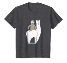 Load image into Gallery viewer, Sloth riding llama Funny T-shirt