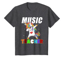 Load image into Gallery viewer, Music Teacher Unicorn T Shirt Dabbing Funny Gifts Dab