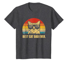 Load image into Gallery viewer, Vintage Best Cat Dad Ever T-Shirt Cat Daddy Father Gift Men 96797