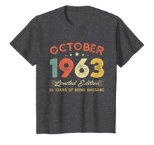 Load image into Gallery viewer, October 1963 56 Years Old Vintage 56th Birthday Gifts T-Shirt