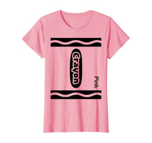 Load image into Gallery viewer, Halloween Pink Crayon Costume Funny T-Shirt 83453