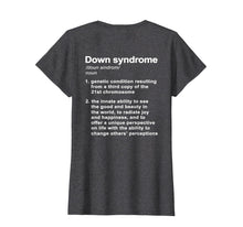Load image into Gallery viewer, Funny shirts V-neck Tank top Hoodie sweatshirt usa uk au ca gifts for Down Syndrome Definition T-Shirt 1659531