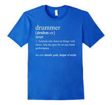 Load image into Gallery viewer, Funny shirts V-neck Tank top Hoodie sweatshirt usa uk au ca gifts for Funny Drummer Shirts Drum Gifts Drumming Definition T Shirt 1776592