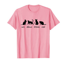 Load image into Gallery viewer, Funny shirts V-neck Tank top Hoodie sweatshirt usa uk au ca gifts for Un Deux Trois Cat Cute Funny French Pun Cat Lovers Gift T-Shirt 839720
