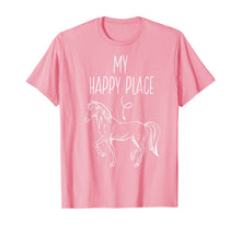 Load image into Gallery viewer, Funny shirts V-neck Tank top Hoodie sweatshirt usa uk au ca gifts for My Happy Place Horse Lover Gifts Horseback Riding Equestrian T-Shirt 143037