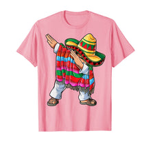 Load image into Gallery viewer, Dabbing Mexican Poncho Cinco de Mayo Men Sombrero Funny Dab T-Shirt 132892