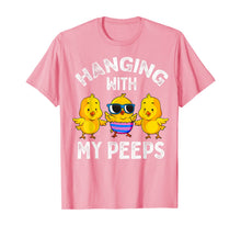 Load image into Gallery viewer, Hanging With My Peeps Happy Easter Chick Women Kids Girl Boy TShirt450376
