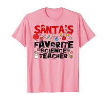 Load image into Gallery viewer, Santa's Favorite Science Teacher Christmas T-Shirt