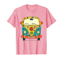 Load image into Gallery viewer, Vintage Hippie Van Flower Bus With Peace Sign Gift 60s 70s T-Shirt
