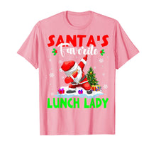 Load image into Gallery viewer, Funny shirts V-neck Tank top Hoodie sweatshirt usa uk au ca gifts for Santa's Favorite Lunch Lady Cute Lunch Lady Christmas Gifts T-Shirt 331980