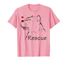 Load image into Gallery viewer, Rescue Pitbull Dog Tshirt Funny Pitbull Lover Gifts