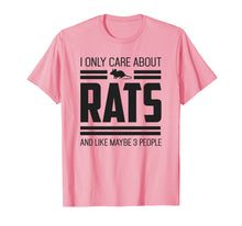 Load image into Gallery viewer, Funny shirts V-neck Tank top Hoodie sweatshirt usa uk au ca gifts for Only Care About Rats - Pet Mouse Rat Rodent Gift T-Shirt 2873553