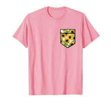 Load image into Gallery viewer, Sunflower Tshirt Sunflower Aesthetic Pocket Print Shirt