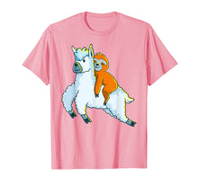 Load image into Gallery viewer, Funny shirts V-neck Tank top Hoodie sweatshirt usa uk au ca gifts for Sloth Riding Llama Shirt, Sloths Llamas Gifts for Women Kids 1727461