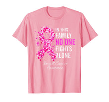 Load image into Gallery viewer, Funny shirts V-neck Tank top Hoodie sweatshirt usa uk au ca gifts for Breast Cancer Awareness No One Fights Alone T Shirt 986841