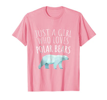 Load image into Gallery viewer, Funny shirts V-neck Tank top Hoodie sweatshirt usa uk au ca gifts for JUST A GIRL WHO LOVES POLAR BEARS - POLAR BEAR LOVER T-SHIRT 780323