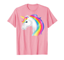 Load image into Gallery viewer, Funny shirts V-neck Tank top Hoodie sweatshirt usa uk au ca gifts for Magical White Unicorn Lovely Rainbow Mane T-Shirt 3219256